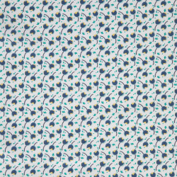 Printed Cotton DIVY Blue / Lagoon